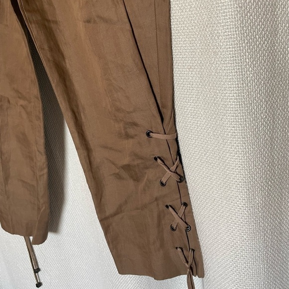 M Missoni flat front trouser with lace up ties at ankle - Picture 2 of 11